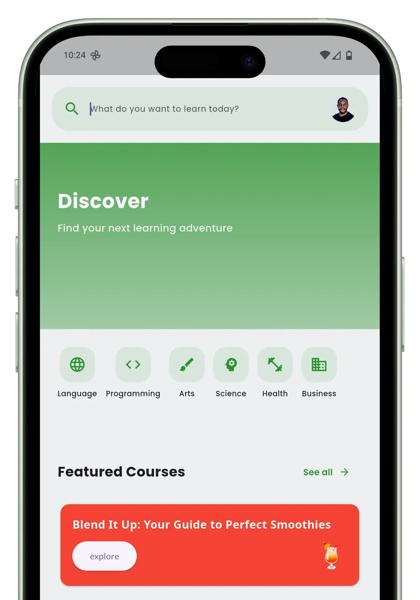 A template selection screen showing options like Facebook Post, Instagram Caption, and Google Ads Generator.